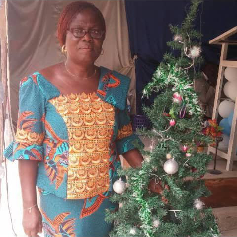 Présidente de la famille Bénie Madame Folly Ayélgan (Association Fondation Croix Du Sud)