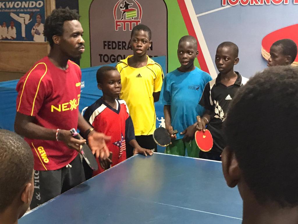 La star du tennis de table togolais Dodji Fanny, de retour au source